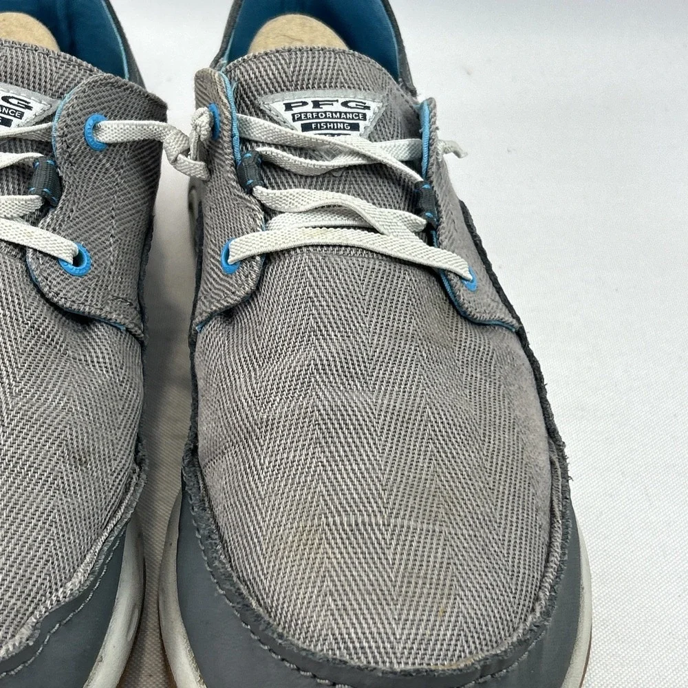 Columbia PFG Bahama Relaxed Fishing Shoes Men's Sz 13 Graphite & Blue BM0099-053
